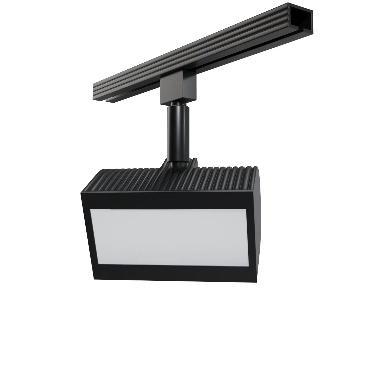 Wall Wash Black LED Track Light PBR 3D Model_06